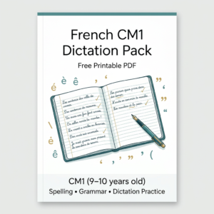 French CM1 Dictation Pack (FREE)